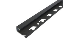 Kakellist Alu Svart 27 x 12,5 mm - 2,5 m